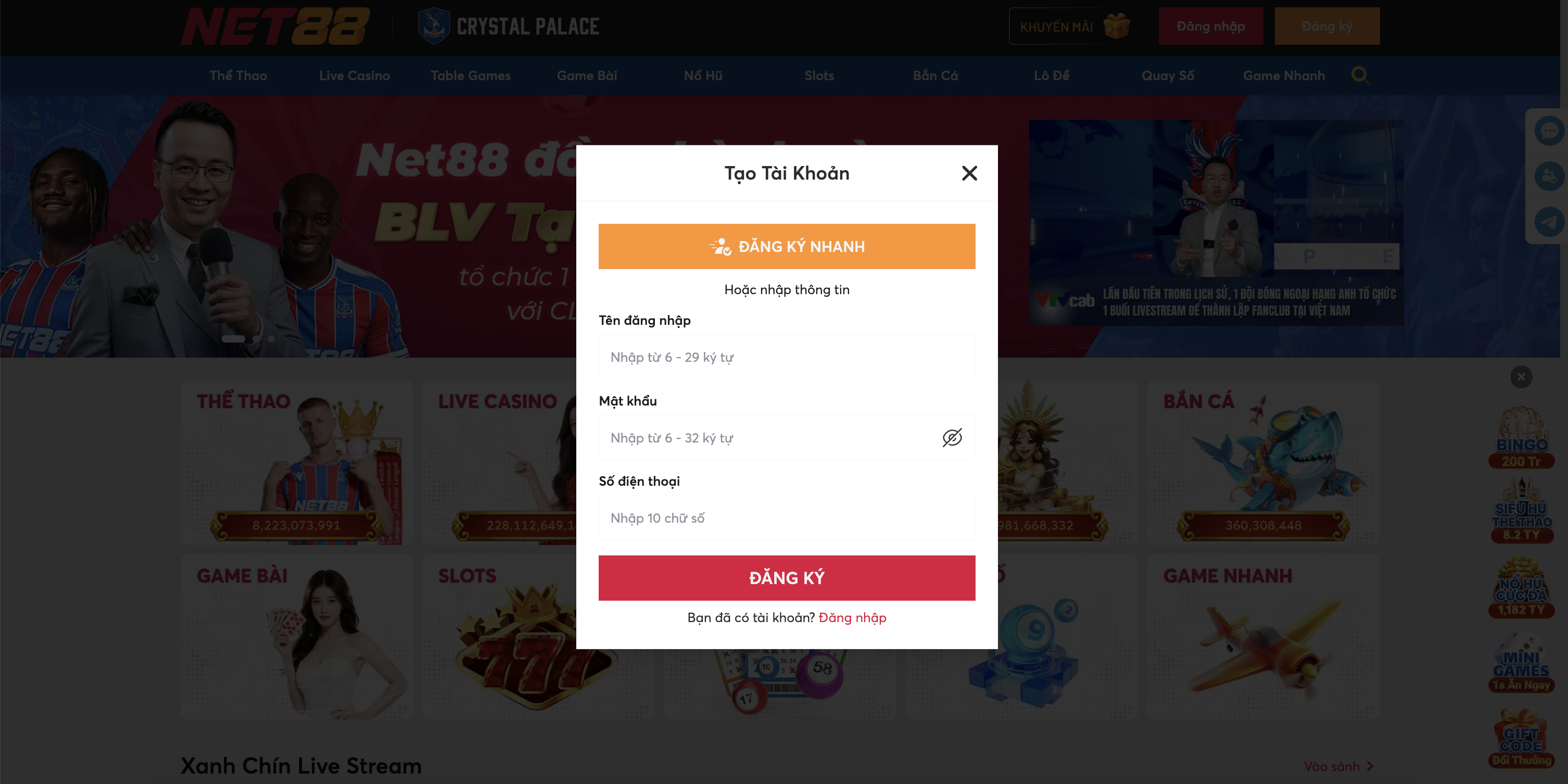 3 bước Đăng Ký tài khoản nhanh chóng
